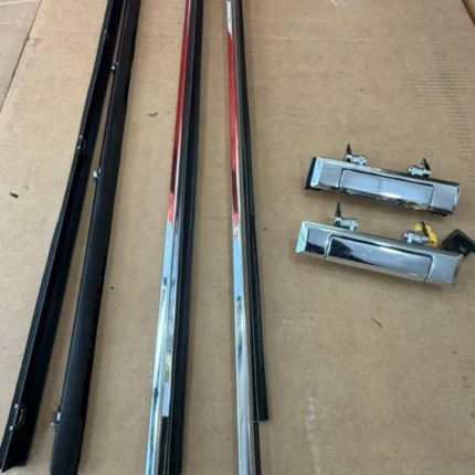 toyota corolla 1980-82 chrome door weather strips